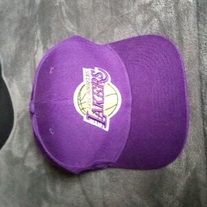 2🏀1 Vintage 59FIFTY Harwood Classics L.A. Lakers Purple/Gold NBA Snapback